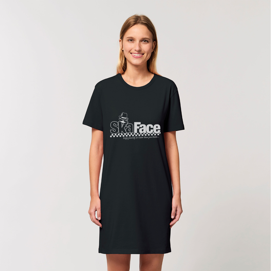 Ska Face Organic T-Shirt Dress