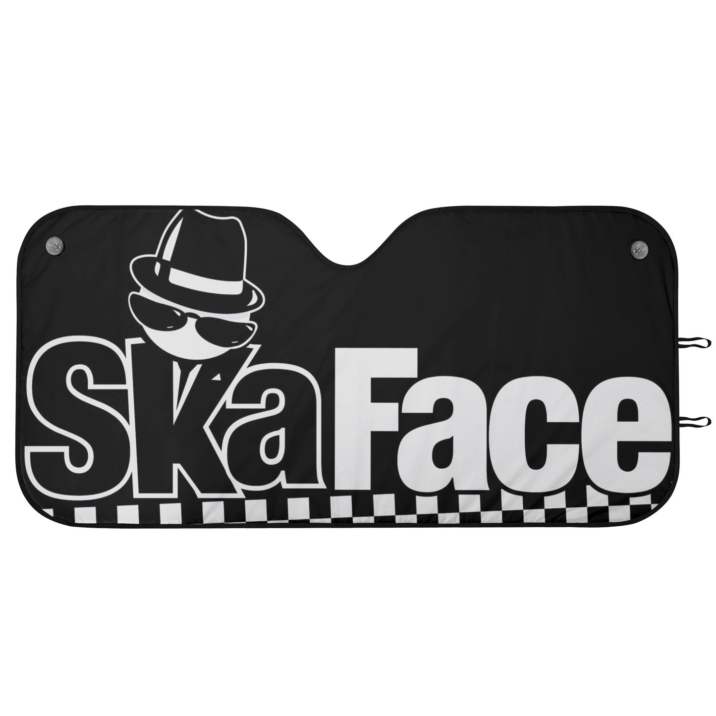Ska Face Car Sunshade