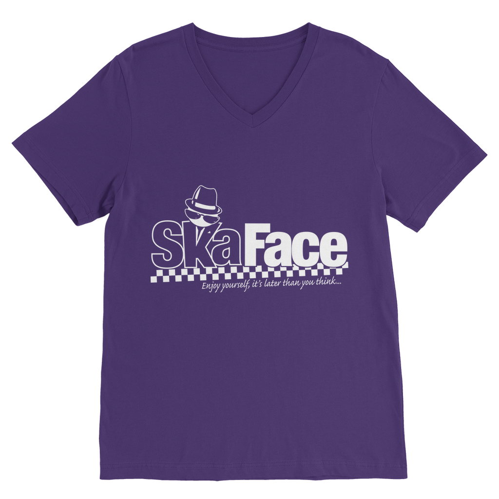 Ska Face Classic V-Neck T-Shirt