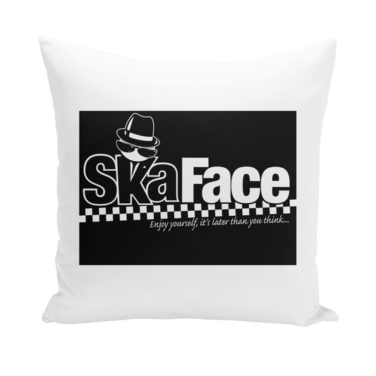 Ska Face Throw Pillows