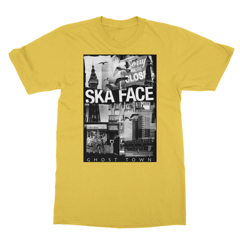 Ska Face Classic Heavy Cotton Adult T-Shirt