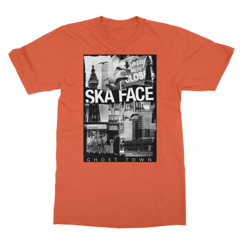 Ska Face Classic Heavy Cotton Adult T-Shirt