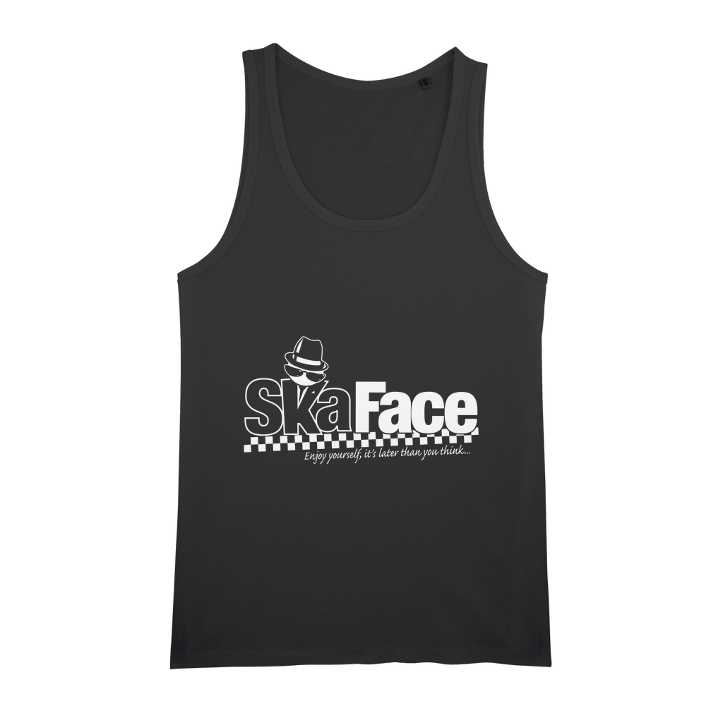 Ska Face Organic Jersey Womens Tank Top