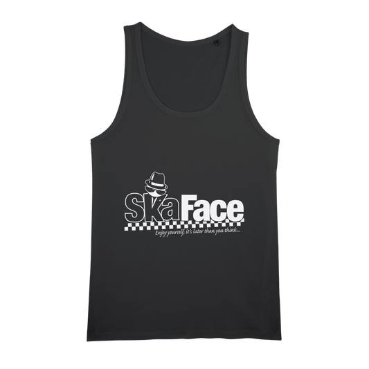 Ska Face Organic Jersey Womens Tank Top
