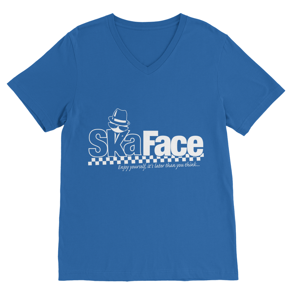 Ska Face Premium V-Neck T-Shirt