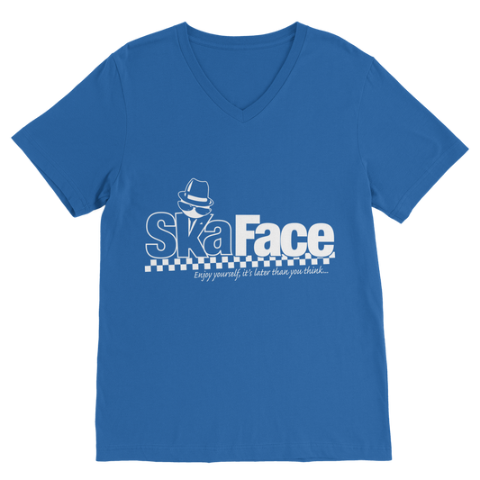 Ska Face Premium V-Neck T-Shirt