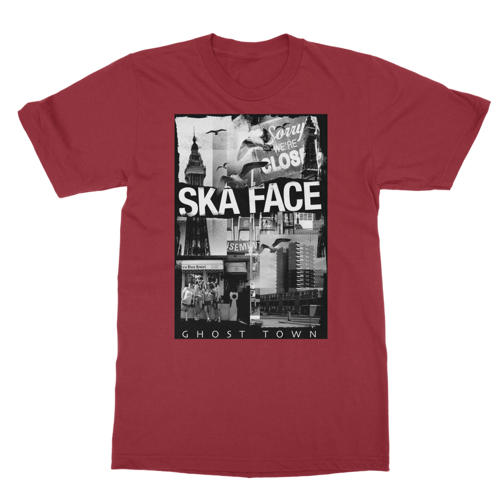 Ska Face Classic Heavy Cotton Adult T-Shirt