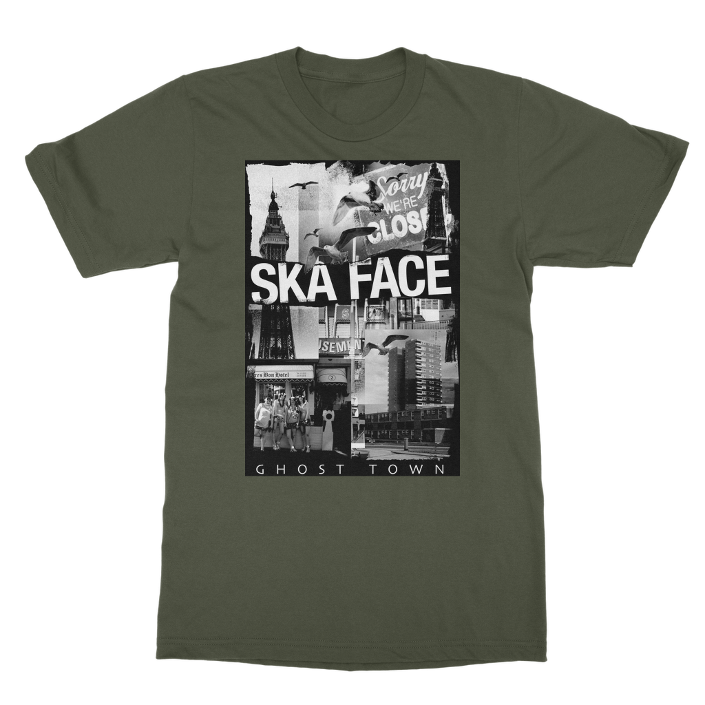 Ska Face Classic Heavy Cotton Adult T-Shirt
