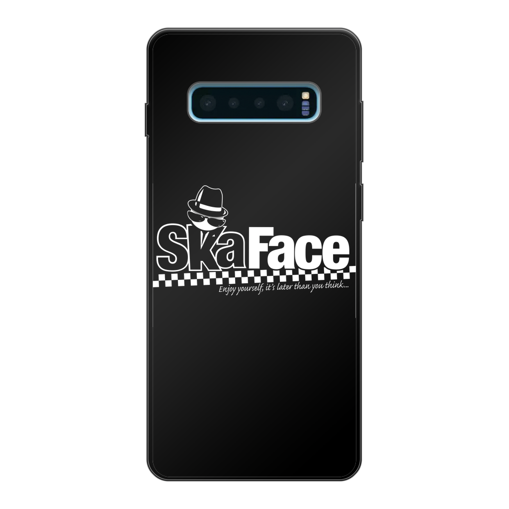 Ska Face Back Printed Black Soft Phone Case