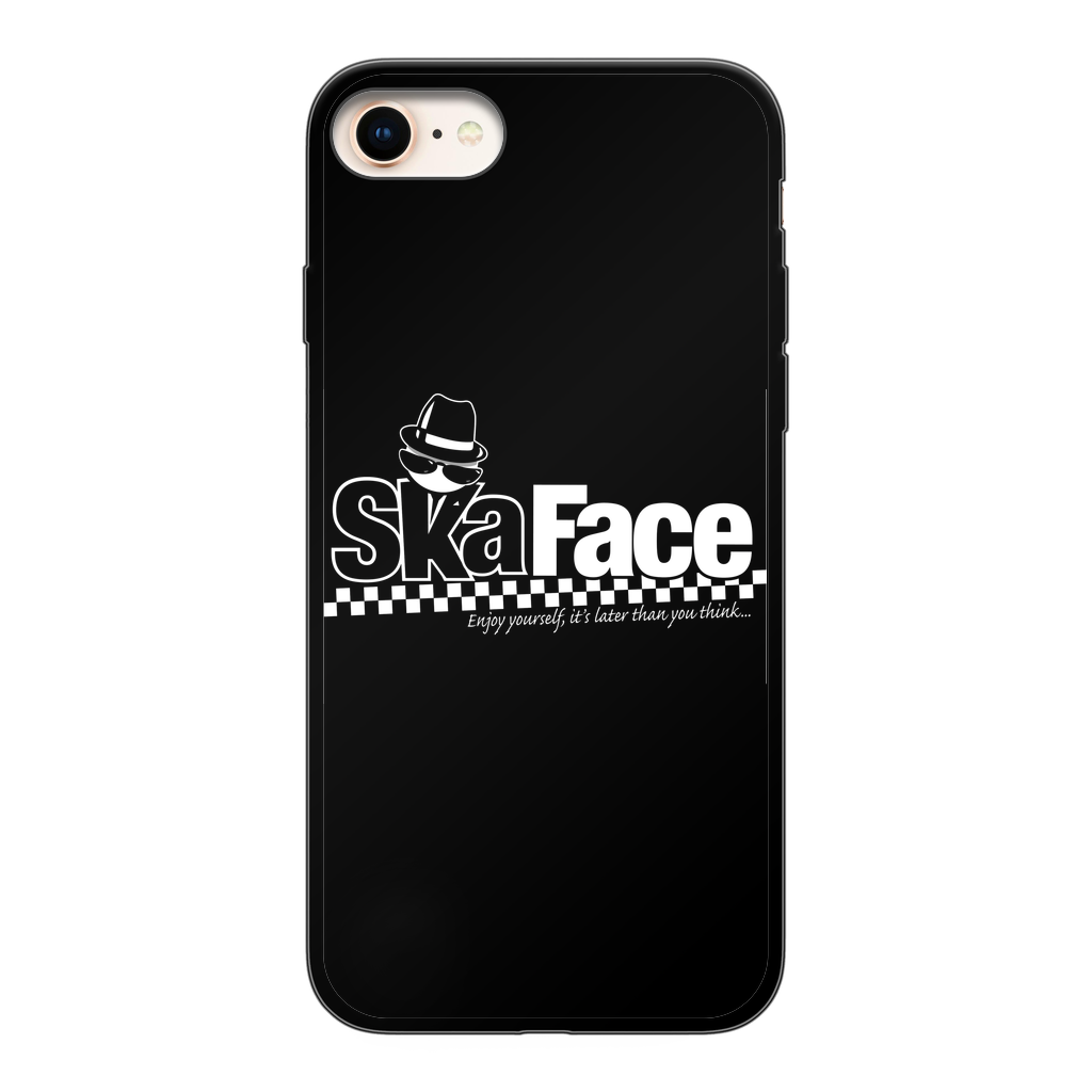 Ska Face Back Printed Black Soft Phone Case