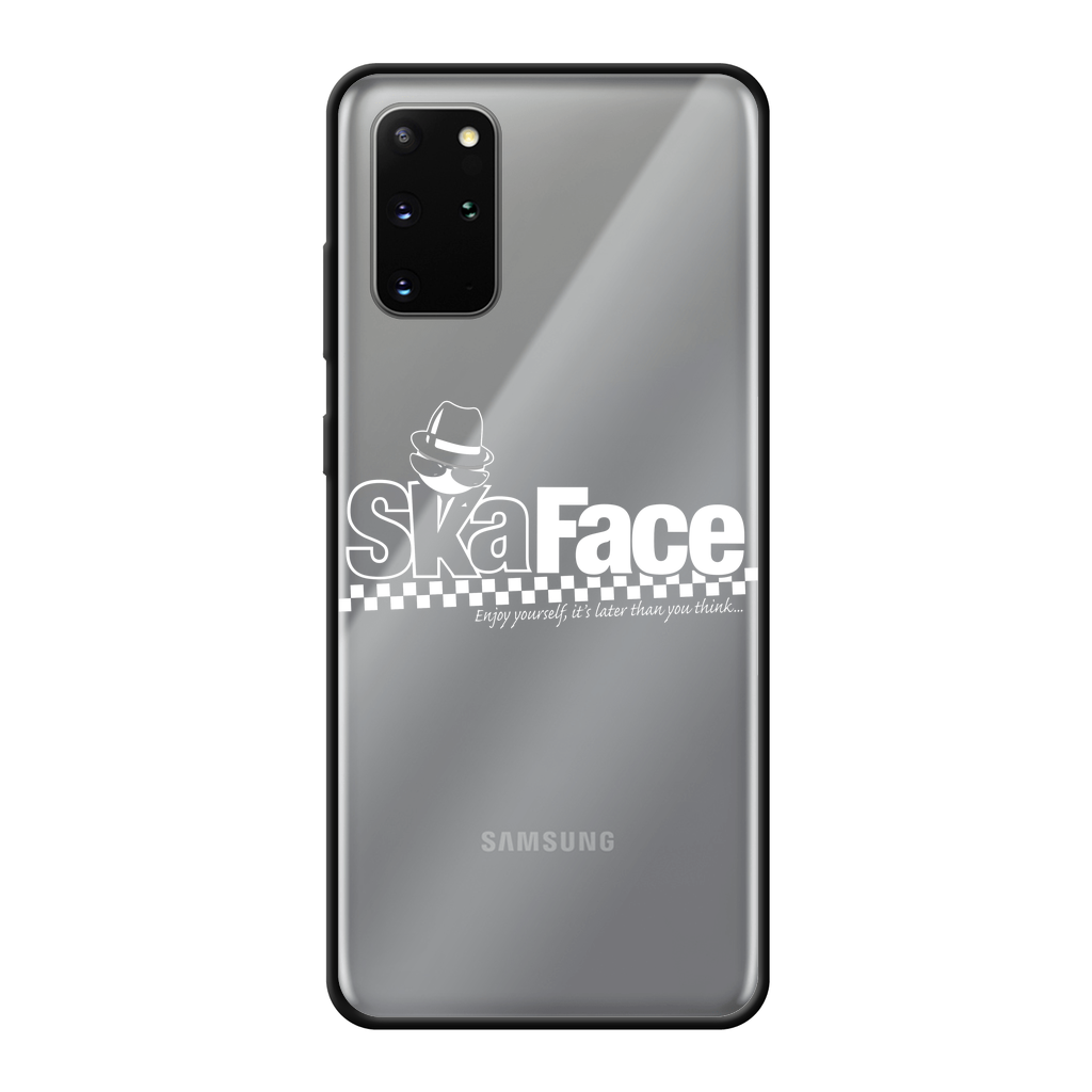 Ska Face Back Printed Black Soft Phone Case