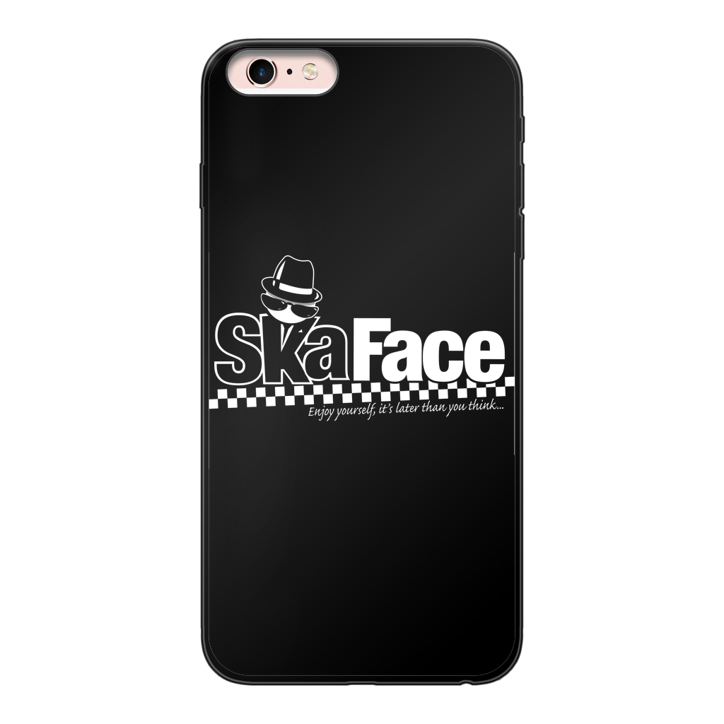 Ska Face Back Printed Black Soft Phone Case