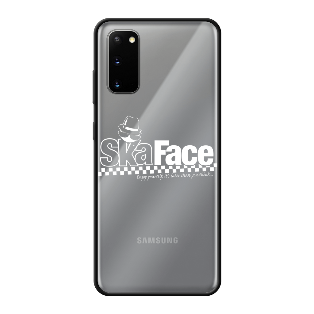 Ska Face Back Printed Black Soft Phone Case